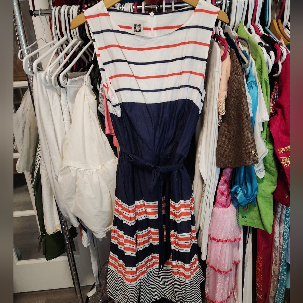 Anne Klein Striped Dress